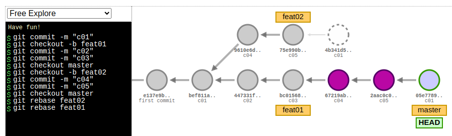 rebase basico